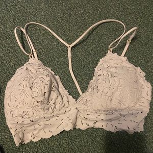 Aerie palm lace padded bralette